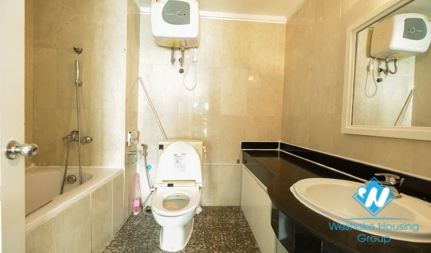Apartment renting in Ciputra, Hanoi with 4 bedrooms and fully furnished